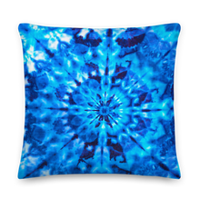 Psychedelic Blue Mandala Premium Pillow by Design Express