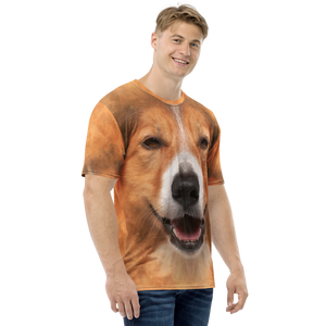 Border Collie Dog Men's T-shirt by Design Express