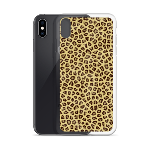 Yellow Leopard Print iPhone Case by Design Express