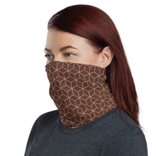 Diamond Brown Pattern Neck Gaiter Masks by Design Express