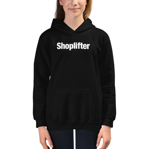 XS Shoplifter Unisex Kids Hoodie by Design Express