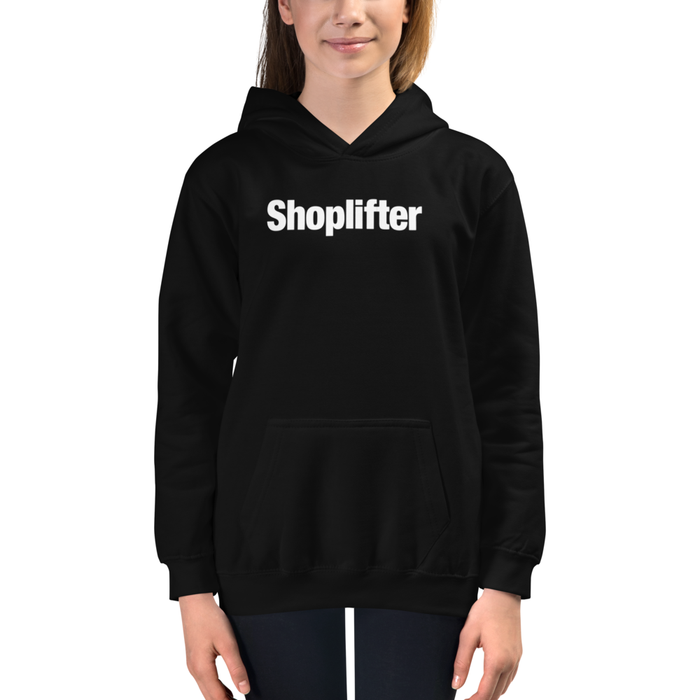 XS Shoplifter Unisex Kids Hoodie by Design Express