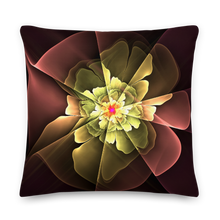 Abstract Flower 04 Square Premium Pillow by Design Express