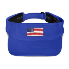 Royal United States Flag "Solo" Visor by Design Express