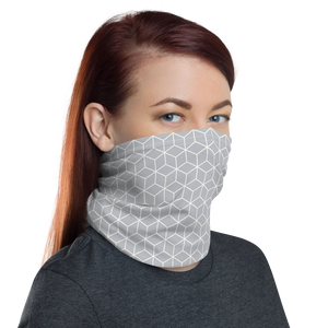 Diamond Grey Pattern Neck Gaiter Masks by Design Express