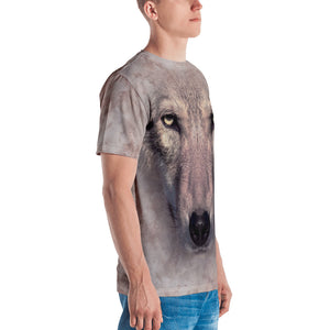 Wolf "All Over Animal" Men's T-shirt All Over T-Shirts by Design Express