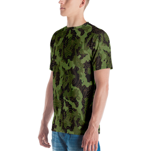 Green Camoline Men's T-shirt by Design Express