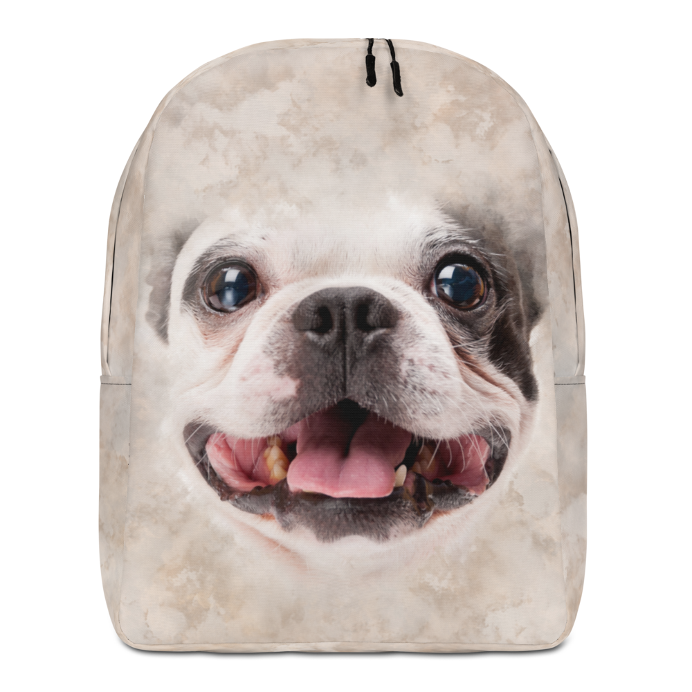 Default Title Boston Terrier Dog Minimalist Backpack by Design Express