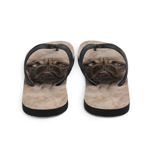 Pug Puppy Dog Flip-Flops by Design Express