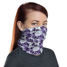 Ultraviolet Camo Neck Gaiter Masks by Design Express