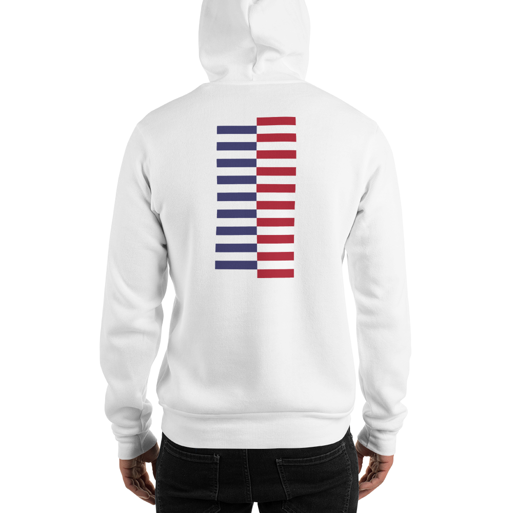 S America Tower Pattern Hoodie by Design Express