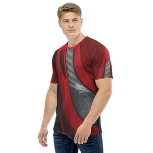 Red Automotive Men's T-shirt by Design Express