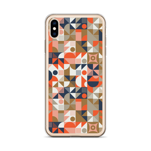 Mid Century Pattern iPhone Case by Design Express