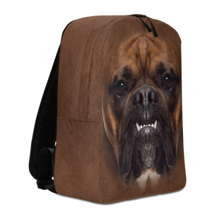 Boxer Dog Minimalist Backpack by Design Express