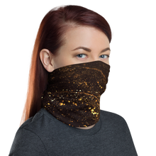 Gold Swirl Neck Gaiter Masks by Design Express