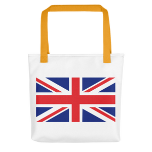 Yellow United Kingdom Flag "Solo" Tote bag Totes by Design Express