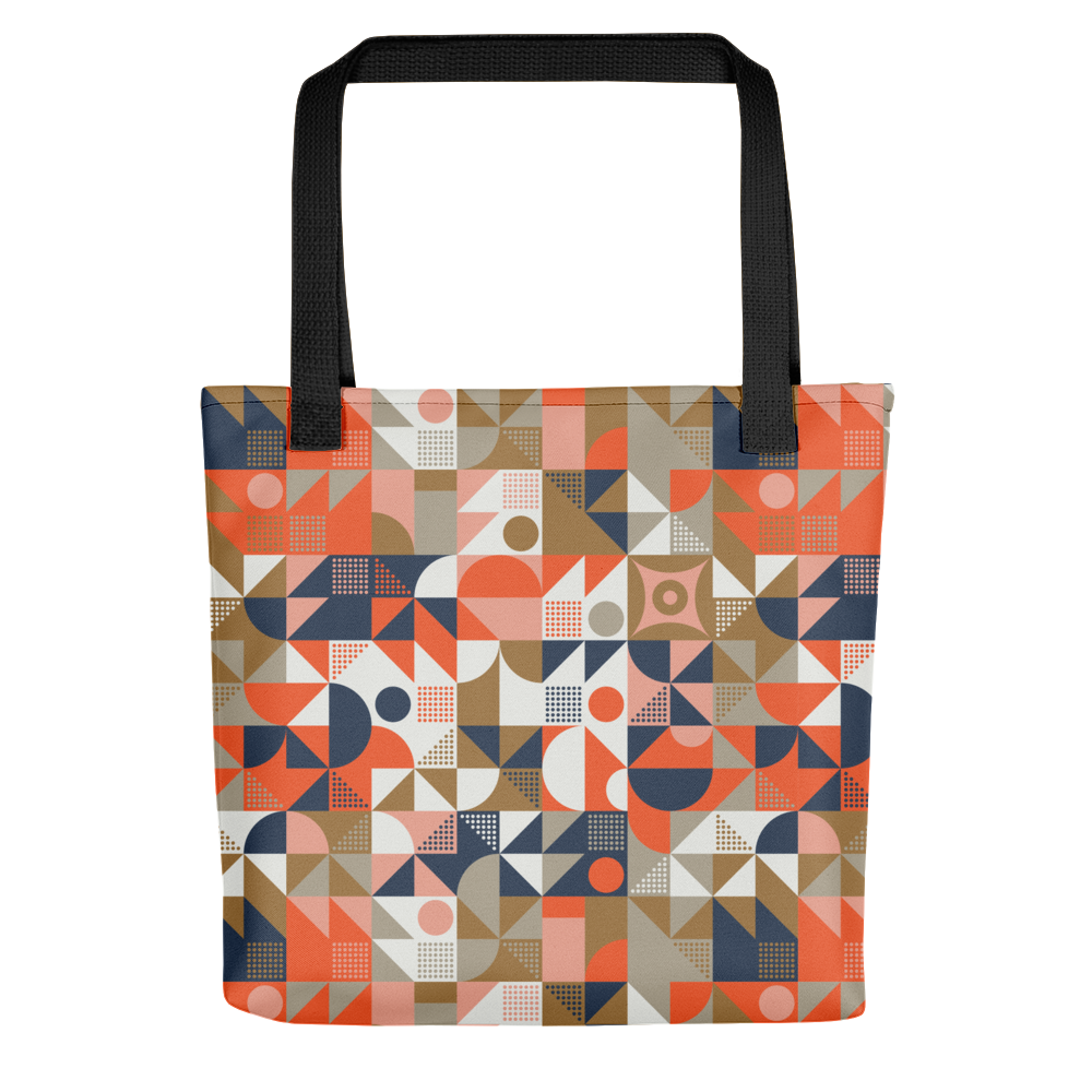 Default Title Mid Century Pattern Tote bag by Design Express