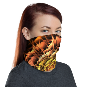 Abstract Flower 01 Neck Gaiter Masks by Design Express