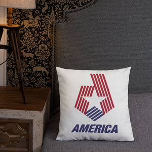 America "Star & Stripes" Square Premium Pillow by Design Express