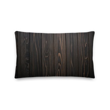 Black Wood Rectangle Premium Pillow by Design Express