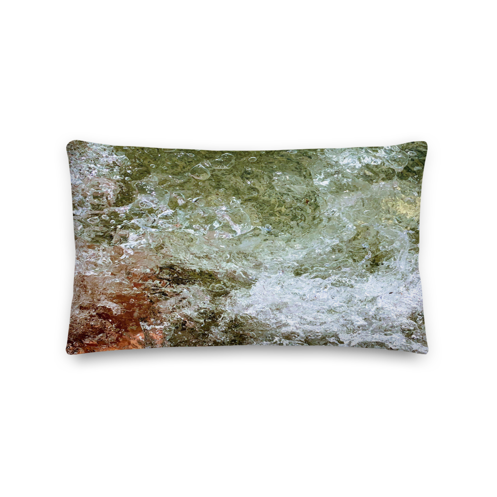 Default Title Water Sprinkle Rectangle Premium Pillow by Design Express