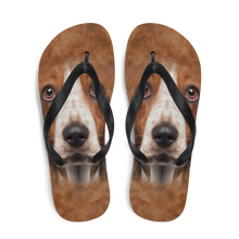 Basset Hound Dog Flip-Flops by Design Express