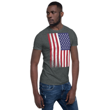 US Flag Distressed Short-Sleeve Unisex T-Shirt by Design Express