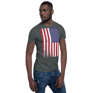 US Flag Distressed Short-Sleeve Unisex T-Shirt by Design Express