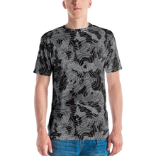 XS Grey Black Camoline Men's T-shirt by Design Express