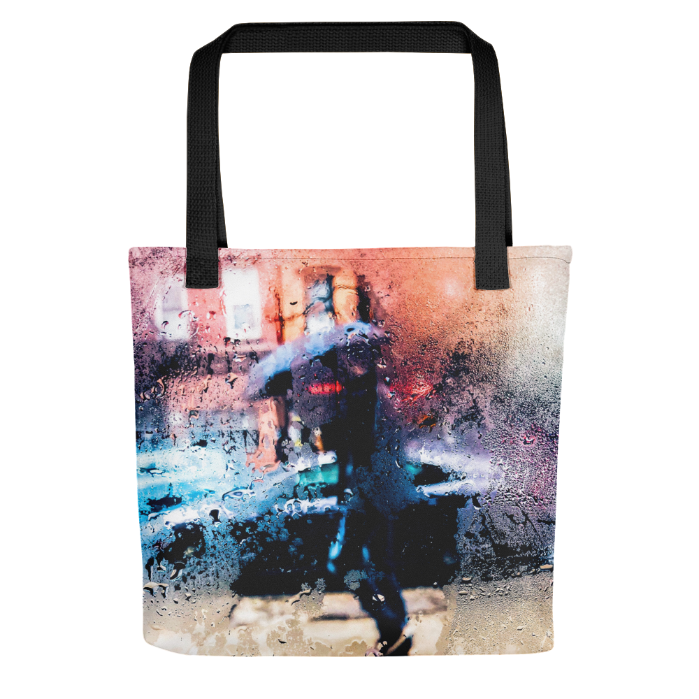 Default Title Rainy Blury Tote Bag by Design Express