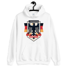 White / S Eagle Germany Unisex Hoodie by Design Express