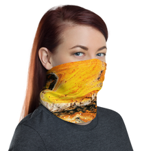 Yellow Orange Abstract Neck Gaiter Masks by Design Express