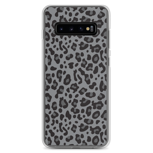 Samsung Galaxy S10+ Grey Leopard Print Samsung Case by Design Express