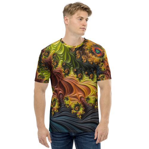 XS Colourful Fractals Men's T-shirt by Design Express