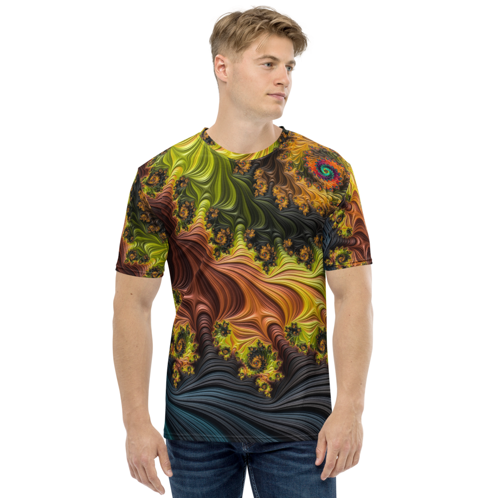 XS Colourful Fractals Men's T-shirt by Design Express