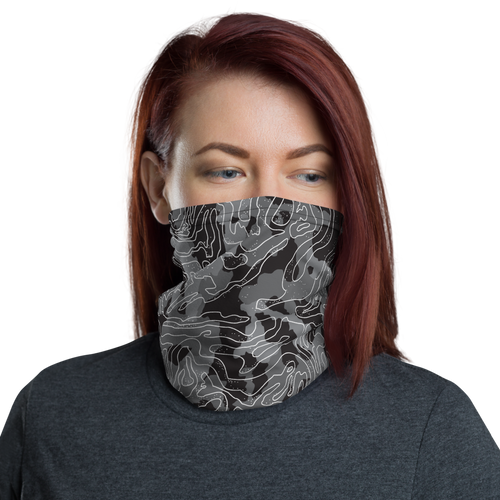 Default Title Grey Black Camoline Neck Gaiter by Design Express