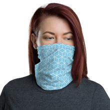 Default Title Diamond Light Blue Pattern Neck Gaiter Masks by Design Express