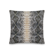 18×18 Snake Skin Print Premium Pillow by Design Express