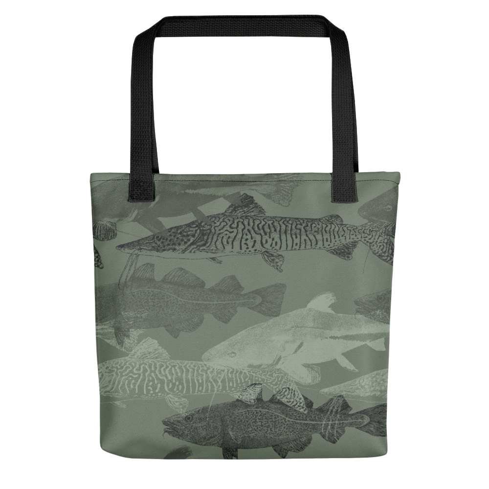 Default Title Army Green Catfish Tote bag by Design Express