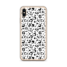 Black & White Leopard Print iPhone Case by Design Express