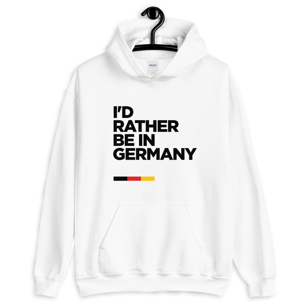 S I'd Rather Be In Germany Unisex Hoodie by Design Express