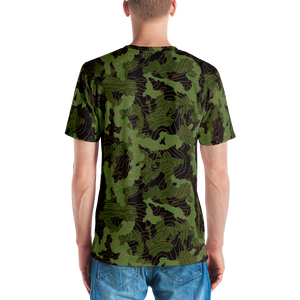 Green Camoline Men's T-shirt by Design Express