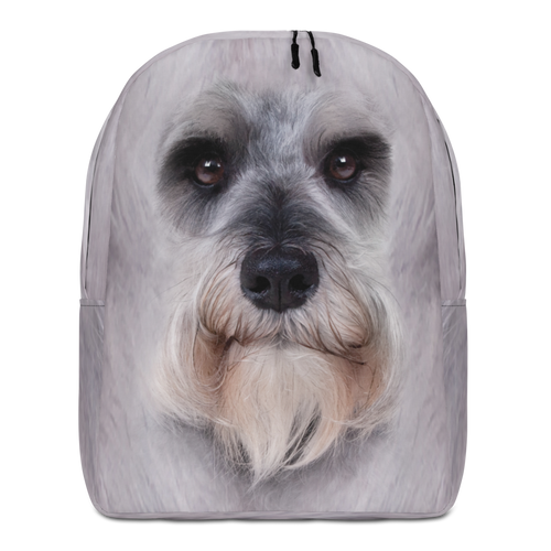 Default Title Schnauzer Dog Minimalist Backpack by Design Express