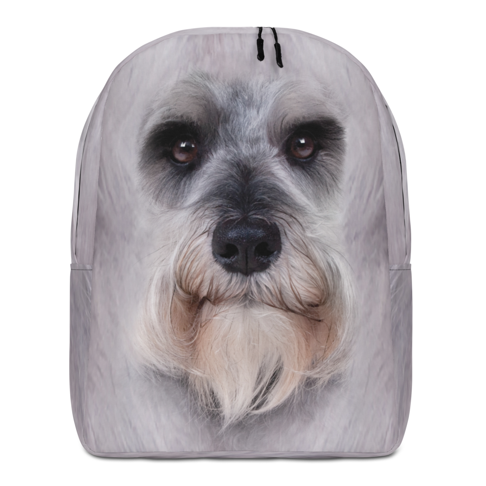 Default Title Schnauzer Dog Minimalist Backpack by Design Express