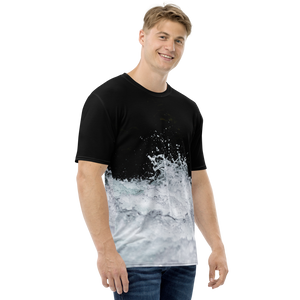 Black & White Water Men's T-shirt by Design Express