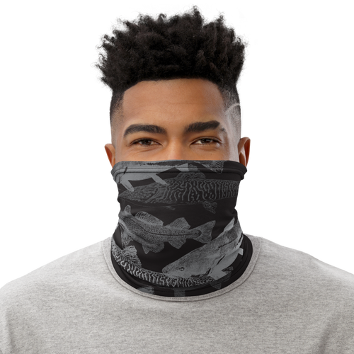 Default Title Grey Black Catfish Neck Gaiter by Design Express