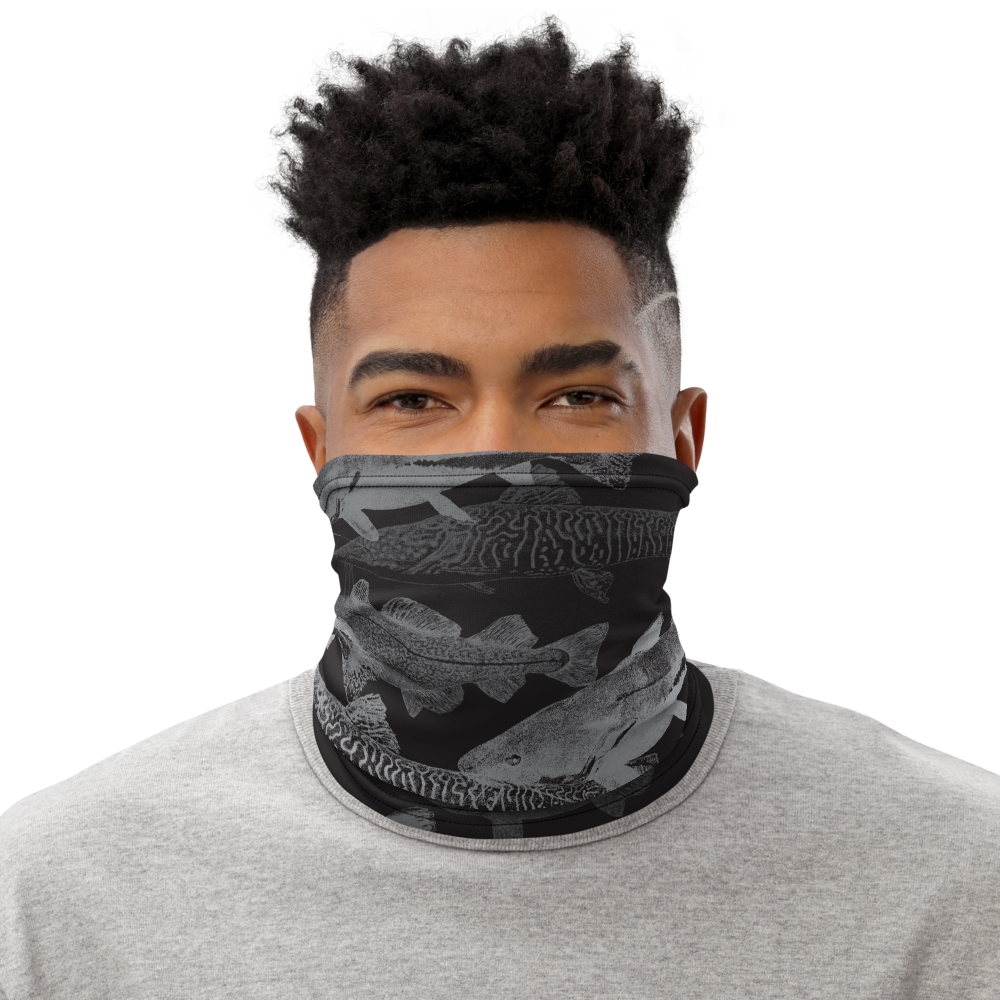 Default Title Grey Black Catfish Neck Gaiter by Design Express