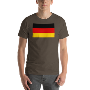 Army / S Germany Flag Short-Sleeve Unisex T-Shirt by Design Express