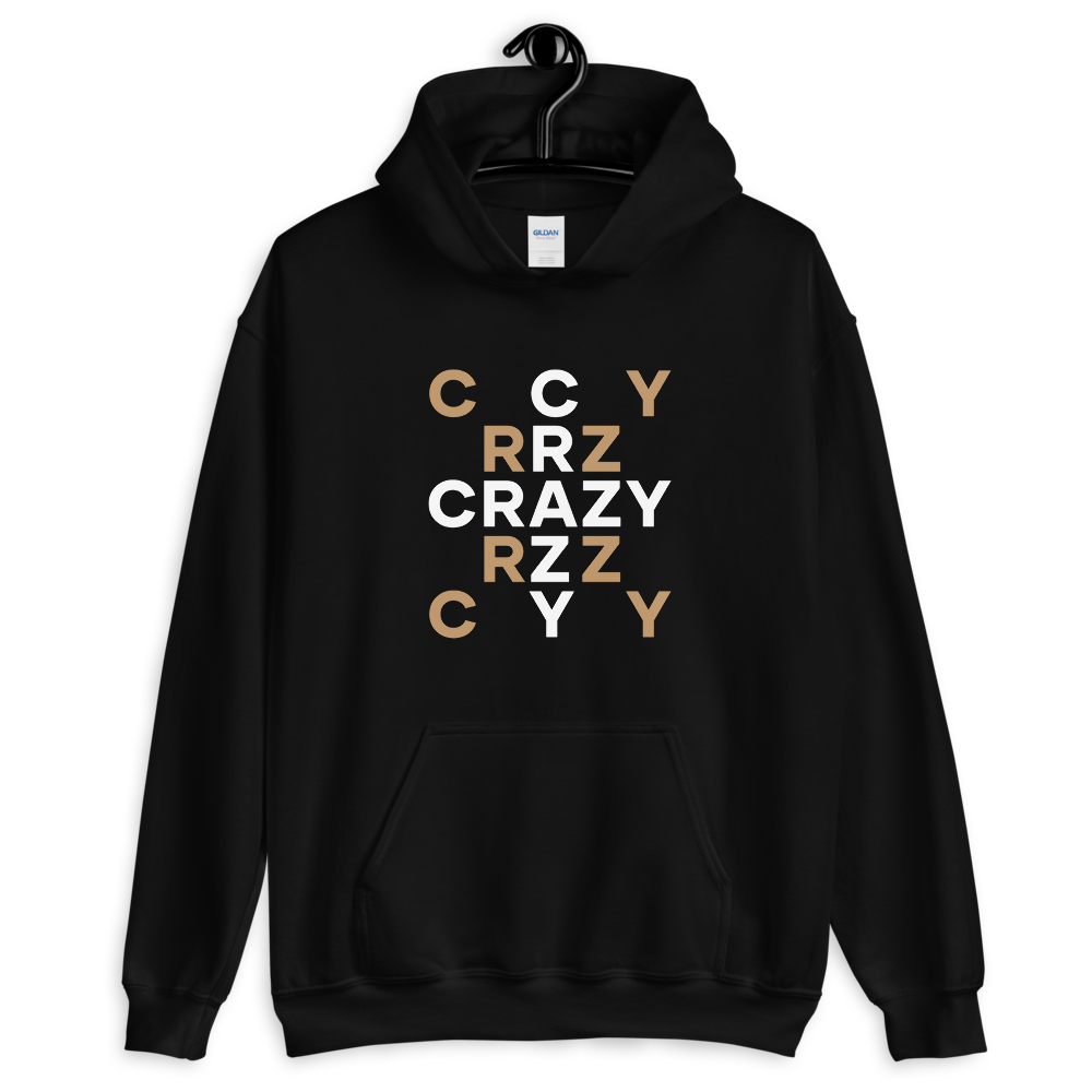 S Crazy Scramble Unisex Hoodie by Design Express