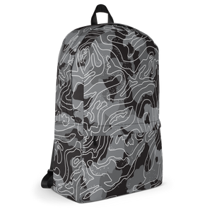 Grey Black Camoline Backpack by Design Express